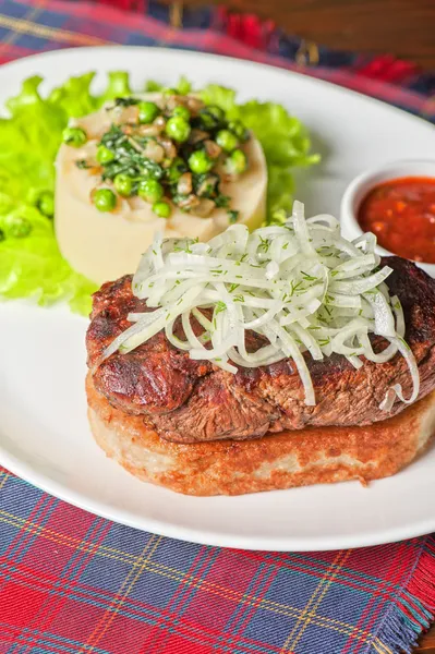 Carne di bistecca gourmet — Foto Stock