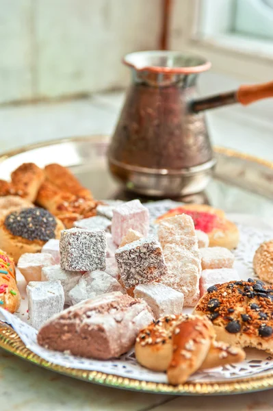 土耳其软糖甜点 — 图库照片