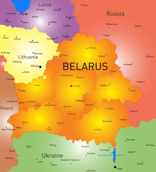 Belarús — Vector de stock