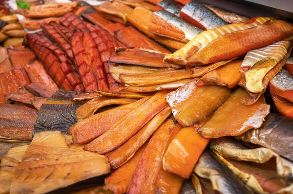 燻製魚の種類 — ストック写真
