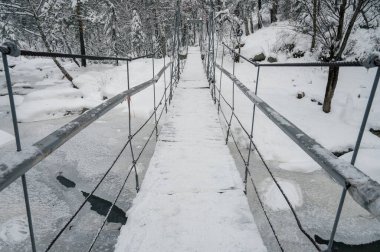 Güzellik kış manzarası