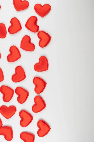 Valentinstag weiß Holz Hintergrund — Stockfoto