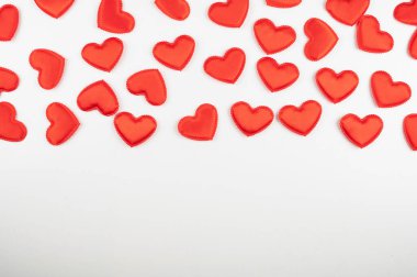 Sevgililer Günü beyaz ahşap arka planı