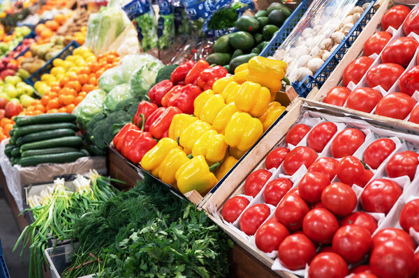 Assortment of fresh vegetables