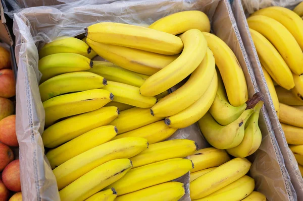 新鲜香蕉的配售 — 图库照片