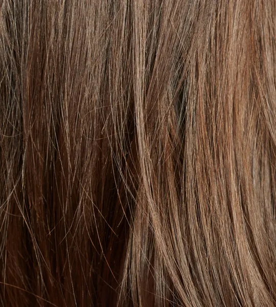 Светло Коричневый Фон Блестящие Здоровые Волосы — стоковое фото