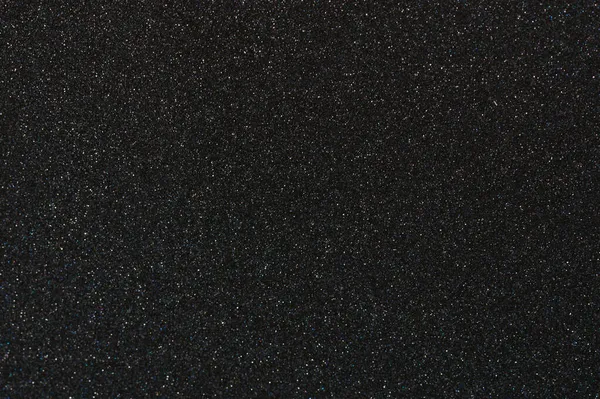 Schwarze Matte Metalloberfläche Mit Funkelnden Punkten Makro Nahsicht — Stockfoto