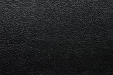 Siyah deri kaplama yüzey makro yakın görünüm