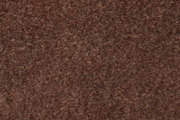 Fluffy Brown Color Soft Material Surface Close View — Stockfoto