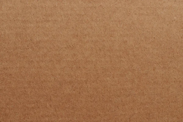 Surface Papier Carton Brun Vierge Macro Vue Rapprochée — Photo