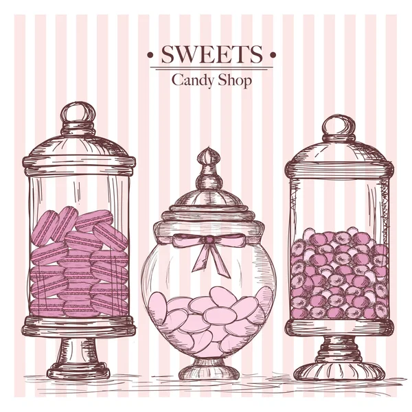 Tienda de dulces — Archivo Imágenes Vectoriales