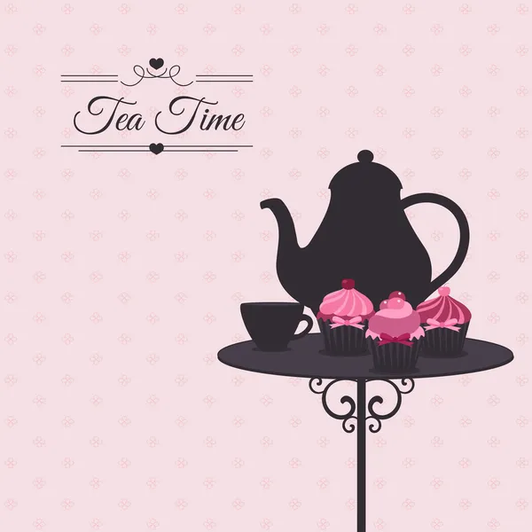 Tea time — Stock Vector