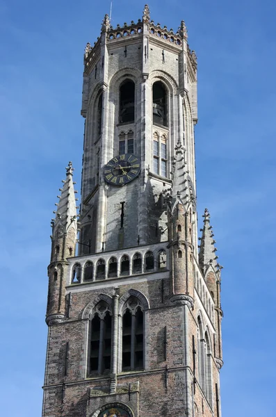 Glockenturm in Brügge, Belgien — Stockfoto