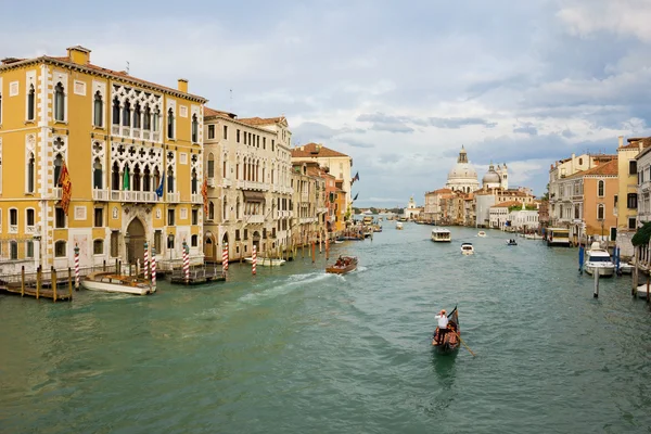 Canal Grande w Wenecji Włochy — Zdjęcie stockowe