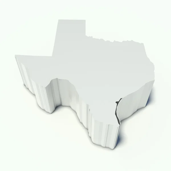 Texas térképén — Stock Fotó