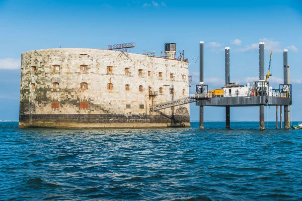 Fort Boyard Dans Embouchure Charente França — Fotografia de Stock