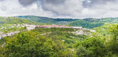 Church of Saint Hilaire de Chteauvieux under a blue sky in Chateauvieux in the Loir-et-Cher