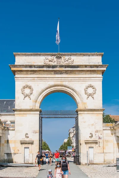 Poort Van Het Arsenaal Van Rochefort Frankrijk — Stockfoto