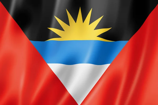 Antigua ja Barbuda lippu — kuvapankkivalokuva