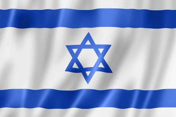 Bandera israelí — Foto de Stock