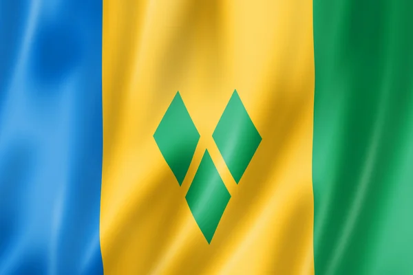 Saint Vincent and the Grenadines flag — Stock Photo, Image