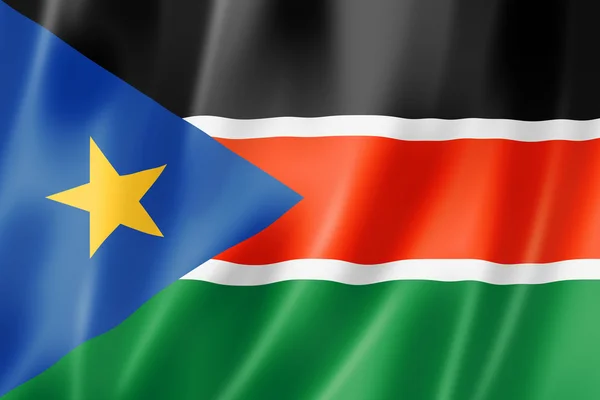 South Sudan flag — Stock Photo, Image