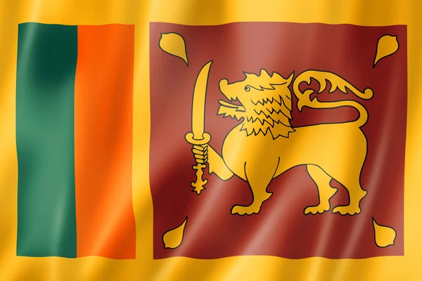 Прапор Шрі-Ланки — стокове фото