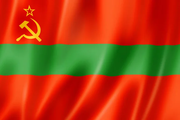 Transnistrien flagga — Stockfoto