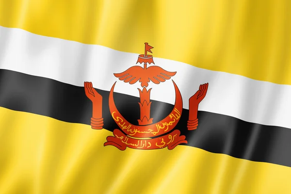 Bruneian flag — Stock Photo, Image