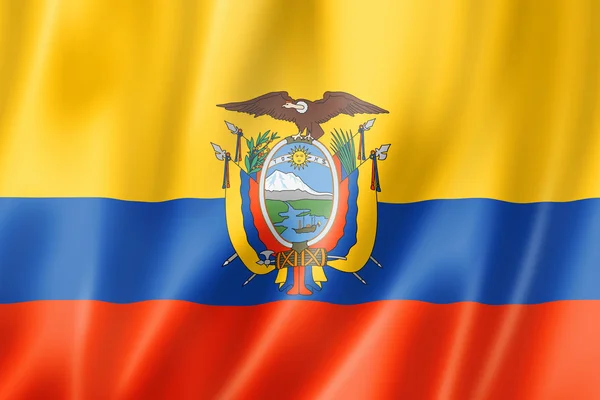 Ecuadorian flag — Stock Photo, Image