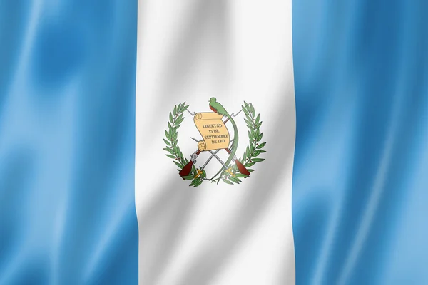 Guatemalan flag — Stock Photo, Image