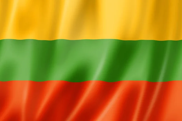 Lithuanian flag — Stock Photo, Image