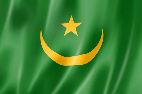 Mauritánia zászló — Stock Fotó