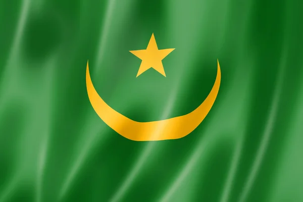 Mauritania flag — Stock Photo, Image