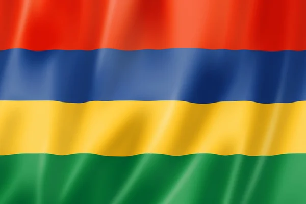 Mauritius flagga — Stockfoto