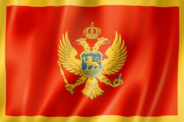 Montenegro flag — Stock Photo, Image