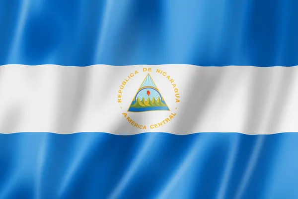Nicaragua flag — Stock Photo, Image