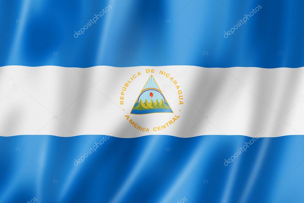 Nicaragua flag — Stock Photo © daboost #23799591