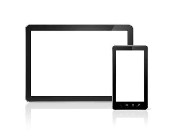 Handy und digitaler Tablet-PC — Stockfoto