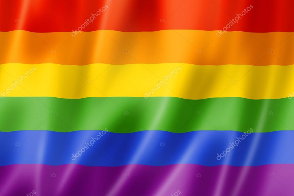 large gay pride flag