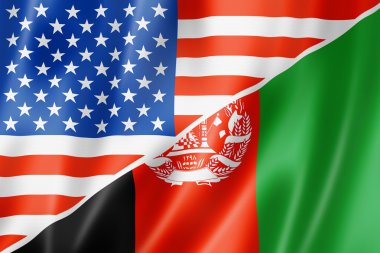 ABD ve Afganistan bayrağı