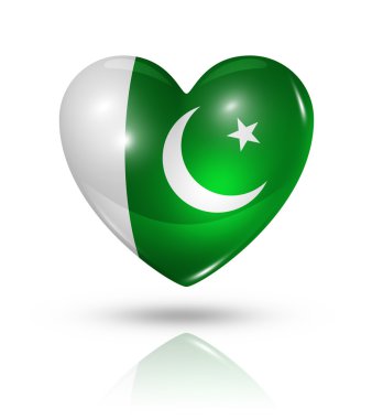 aşk pakistan, kalp bayrak simgesi