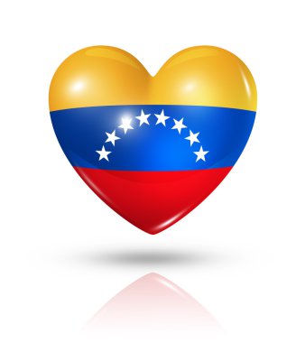 aşk venezuela, kalp bayrak simgesi