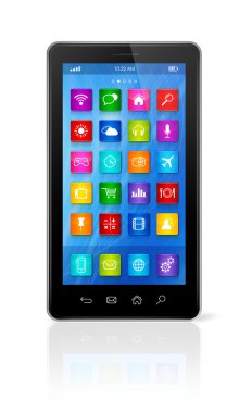 akıllı telefon dokunmatik ekran hd - apps simgeler arabirimi