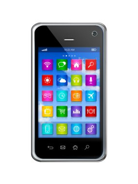 akıllı telefon dokunmatik ekran hd - apps simgeler arabirimi