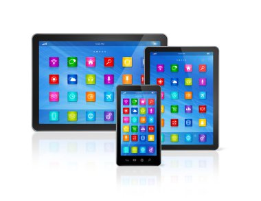 Smartphone ve dijital tablet bilgisayar