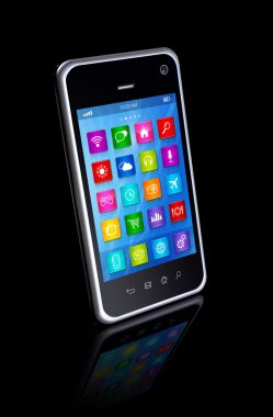 akıllı telefon dokunmatik ekran hd - apps simgeler arabirimi