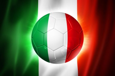 Italia bayrak futbol futbol topu