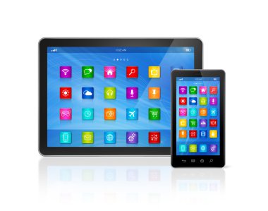 Smartphone ve dijital tablet bilgisayar