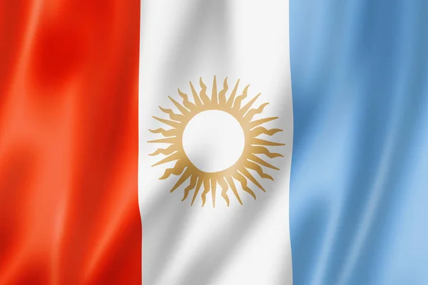 Bandeira Província Córdoba Argentina Acenando Coleção Banners Ilustração — Fotografia de Stock